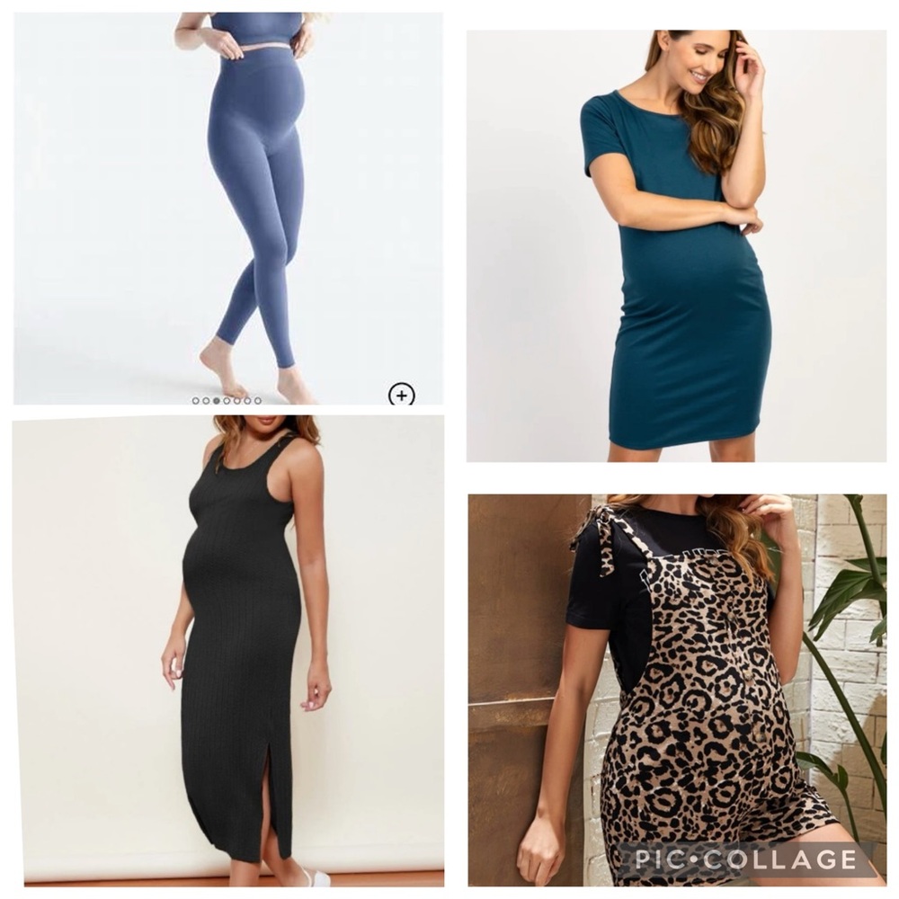 Spring Summer Maternity Dress Romper Leggings Knix Pinkblush